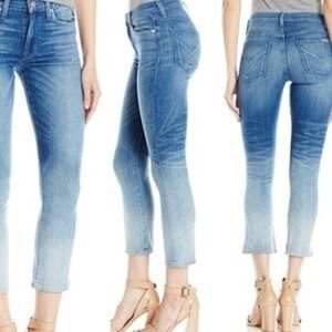 Hudson Harper High Rise Crop Baby Kick Flare WHC526DYA‎ Women's Size 29